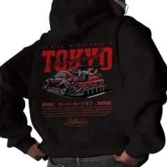 Męska Bluza z Kapturem – Emo/Y2K Styl – Nadruk Wyścigowy Slogan